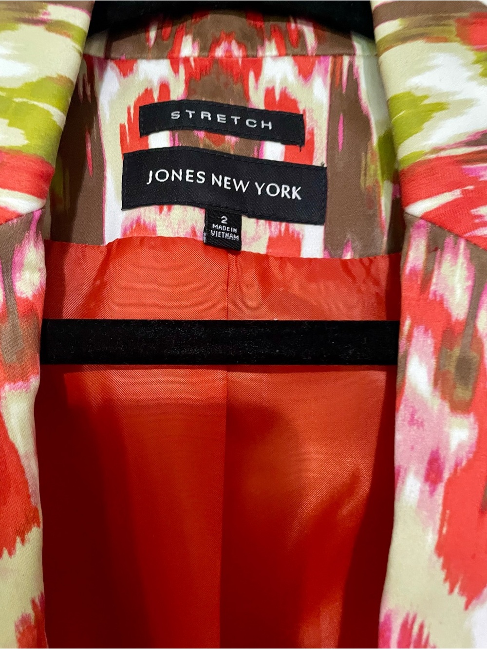 Jones New York Multi-Color Ikat Blazer - Picture 8 of 8